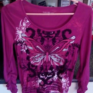 butterfly shirt bobbie brooks
